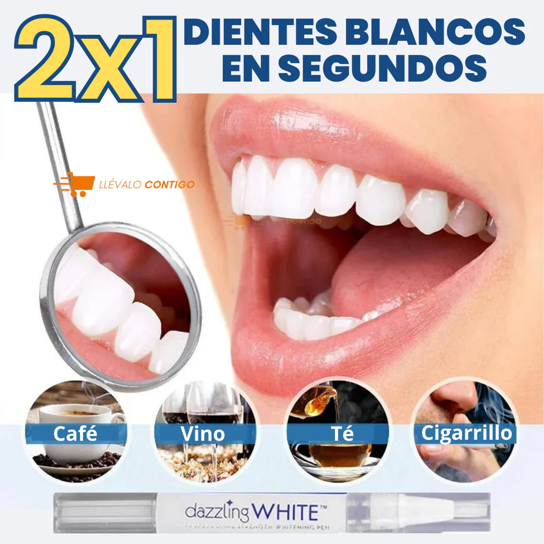 Blanqueador Dental Dazzling White™  USA ORIGINAL (Compra 1+1 Gratis)❗