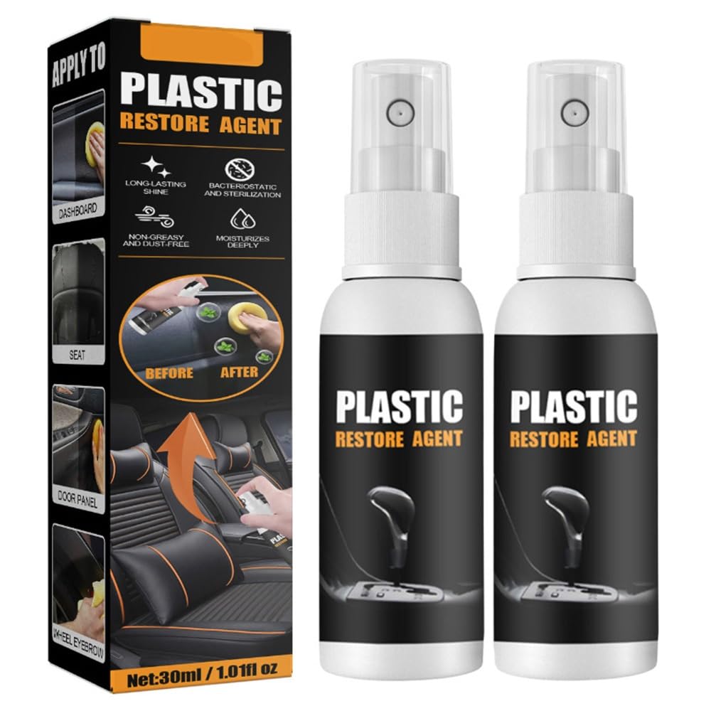 PLASTIC RESTORE AGENT® - RESTAURADOR DE PIEZAS DE AUTO-OFERTA ESPECIAL 2X1 Por Tiempo Limitado